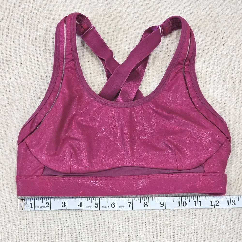 Fabletics Belle Iridescent Adjustable High Impact Sports Bra Size Small - Picture 4 of 4